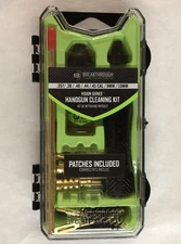 BREAKTHROUGH HAND GUN CLEANING KIT .357, .38, .40, .44, .45 CAL /9MM/10MM