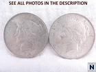NobleSpirit (RB) Brilliant 1922 P Peace Silver Dollar VF x2