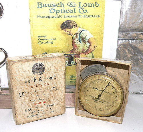 1920 BAUSCH AND LOMB OPTICAL Co. 21-62-70 PRECISION LENS MEASURE BOX ZB4 AO RB