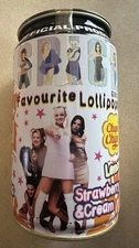 1997 Spice Girl Chupa Chups Lollipops Tin Canister NEW Sealed