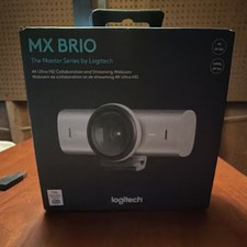 Logitech MX Brio 4K (2160p) 60fps USB-C Webca...