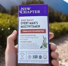 New Chapter One Daily Every Man  s Multivitamin 72 Tablets Exp 05/2026 2027 