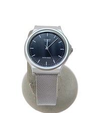 CASIO Watch Analog Stainless BLK SLV MQ 24