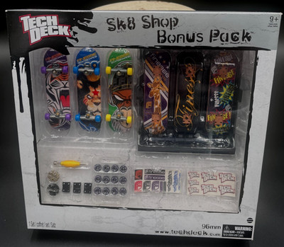 NEW TECH DECK Sk8 Shop Finesse Skateboards Bonus Pack SEALED 6
