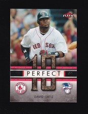 2007 Fleer Perfect 10 David Ortiz #PA-DO Boston Red Sox