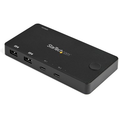 StarTech.com 2 Port USB C KVM Switch - 4K 60Hz HDMI - Compact Dual Port UHD USB 