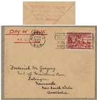 Australia 1936 Gregory SA 2d Solo FDC Cover