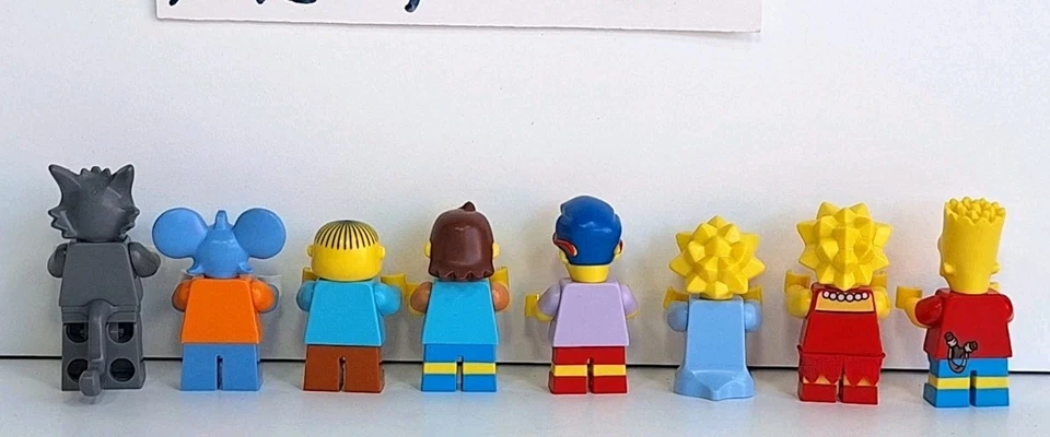 Lego The Simpsons Series 1 & 2 Minifigures 71005 & 71009 Read No Repeat Figures - Image 4 of 4