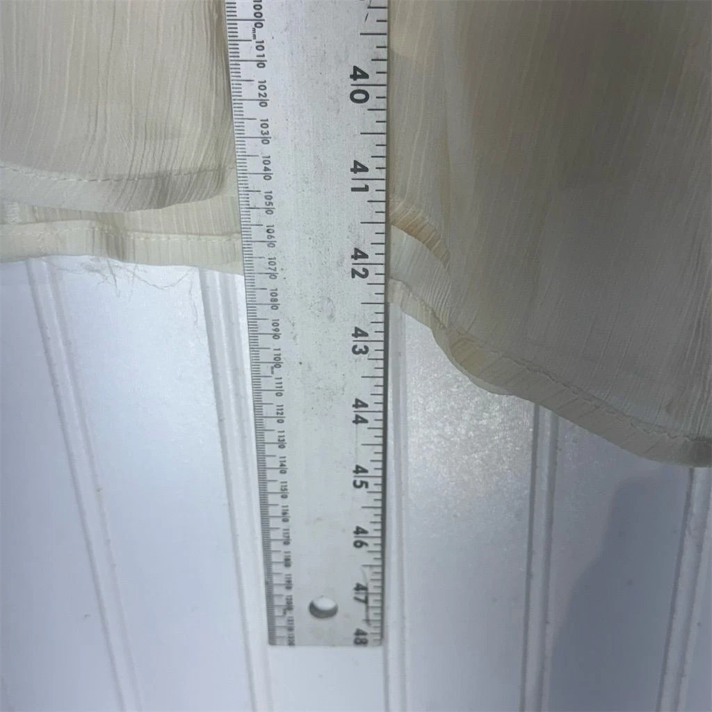 PALM ANGELS Abito tunica Hayden Los Angeles 3x babydoll panna boho cottagecore a strati con volant