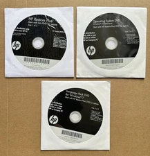 HP Restore Plus! MICROSOFT WINDOWS 7 Operating System Recovery 3 INSTALL DVD'S