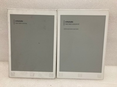 LOT OF 2 reMarkable 1 RM100 10.3'' Paper Tablet 8GB Wi-Fi