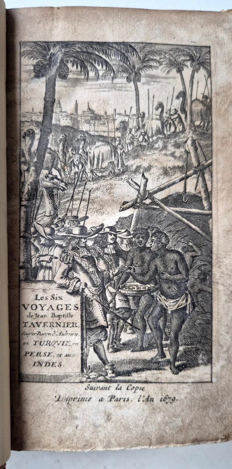Lex six voyages de J.B.Tavernier en Turquie, Perse & aux Indes 1679, Vol I & II Foto 3 de 4