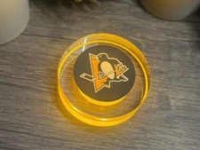 Penguins LED Puck Coaster