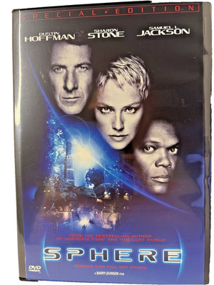 Sphere DVD Dustin Hoffman Sharon Stone Widescreen VG