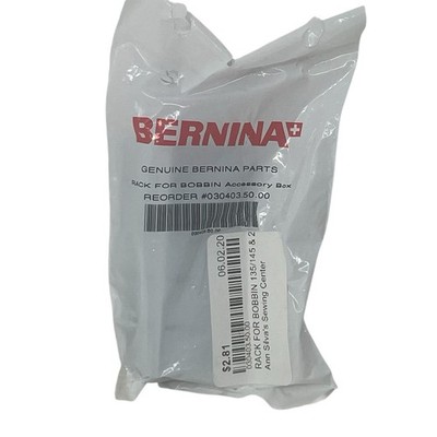 Genuine Bernina Sewing Machine Foot Rack For 135/145/200 #030403.50.00 (New)