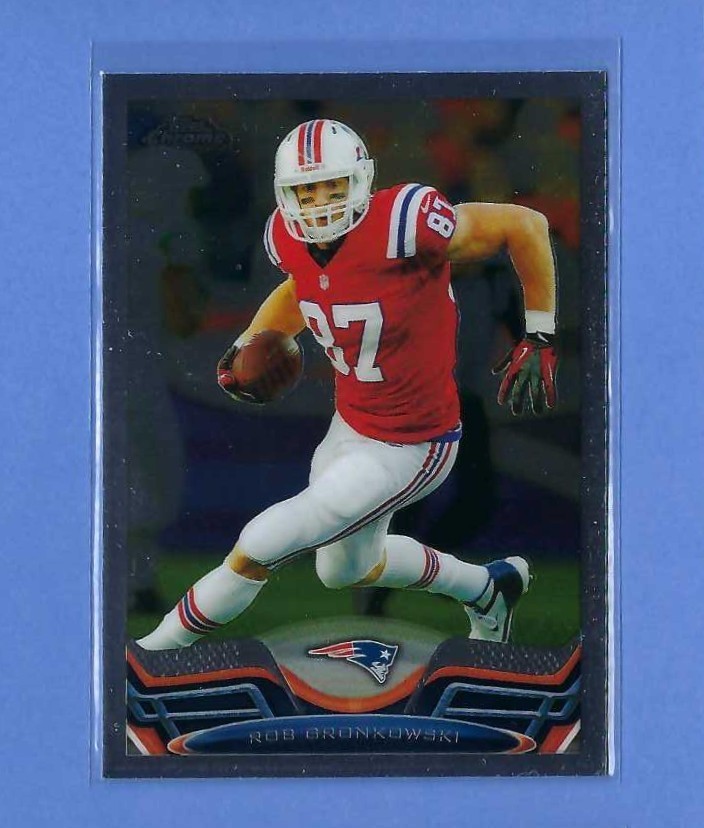 2013 Topps Chrome Rob Gronkowski Refractor #35 New England Patriots