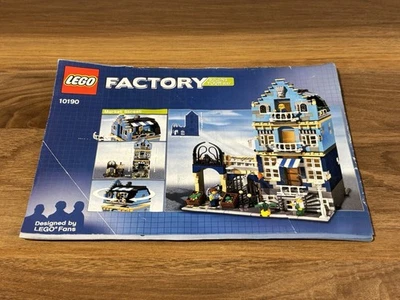 Lego FACTORY Modular #10190 RARE Instruction Manual only  - Image 1 of 2