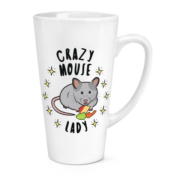 VerrüCkte Maus Damen Stars 483Ml Groß Latte Becher Tasse - Lustiger Witz Tier-image