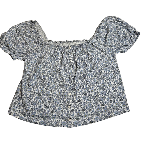 Top corto manga abullonada American Eagle para niñas talla XS - Imagen 1 de 6