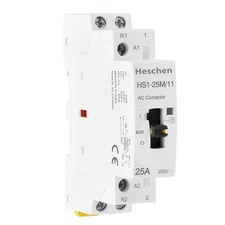 Modular Household AC Double Pole Contactor, HS1-25M/11, 25A, 2 Pole, 1NO 1NC,...
