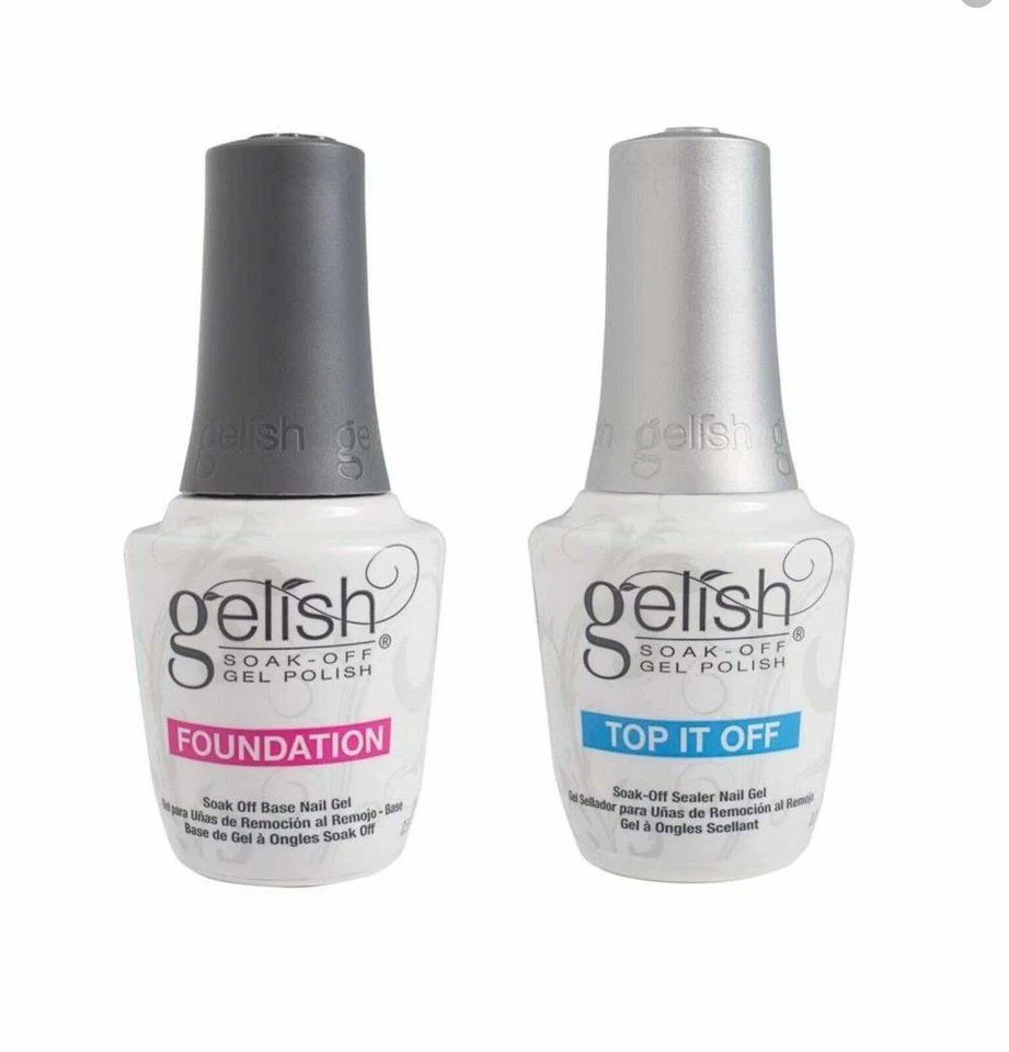 NAIL HARMONY Harmony Gelish Top it off/ Foundation/ Top Base (0.5 oz) LED/ UV Soak Off - Pick