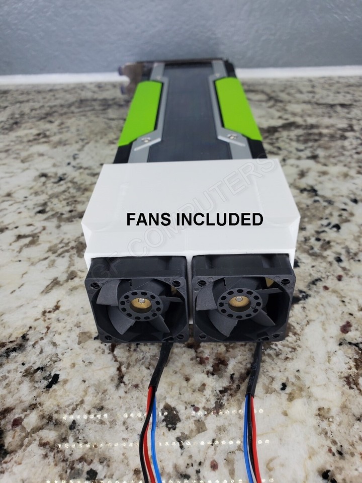 Nvidia Tesla Kit Ventola Avvitata 80 Mm Per M40, K80, P40, P100, V100s (solo Sindone Ventola) - Foto 9