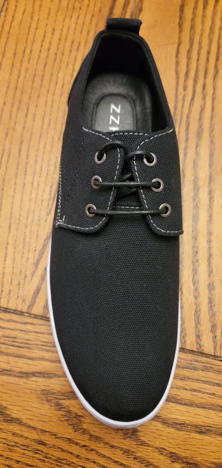 SAOLA ZZHAP Scarpe Oxford Uomo Casual Tela Traspirante Nero Sneakers SOLO SCARPA DESTRA