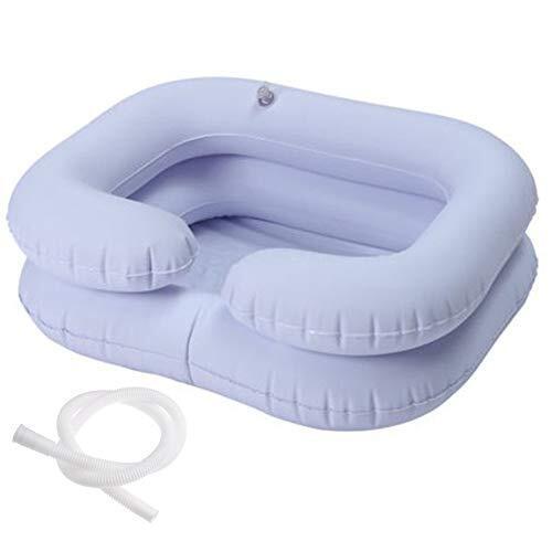 Inflatable Hair Washing Basin Portable Bedside Shampoo Basin for Injured Elderly - Picture 1 of 7