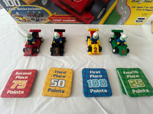Juego de mesa completo Lego 31314 Racers Super Speedway 2001 de colección ¡con 4 minifiguras! - Imagen 14 de 23
