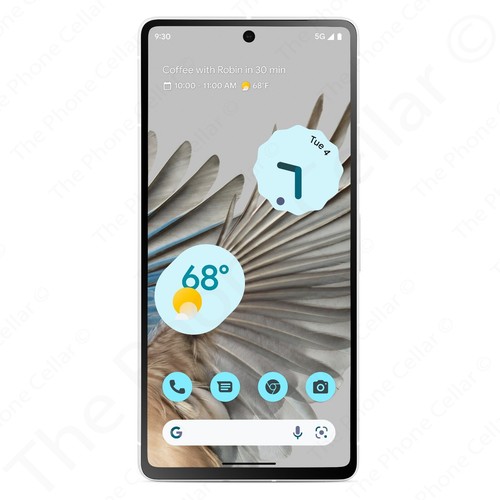 Google Pixel 7 256GB Unlocked GA04538-US 6.3" FHD 50MP WiFi 5G LTE Snow White - Afbeelding 2 van 4