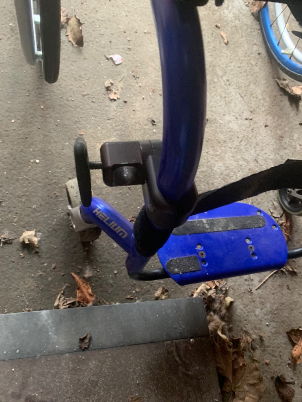 Triride triBike hybrid wheelchair attachment and quickie helium