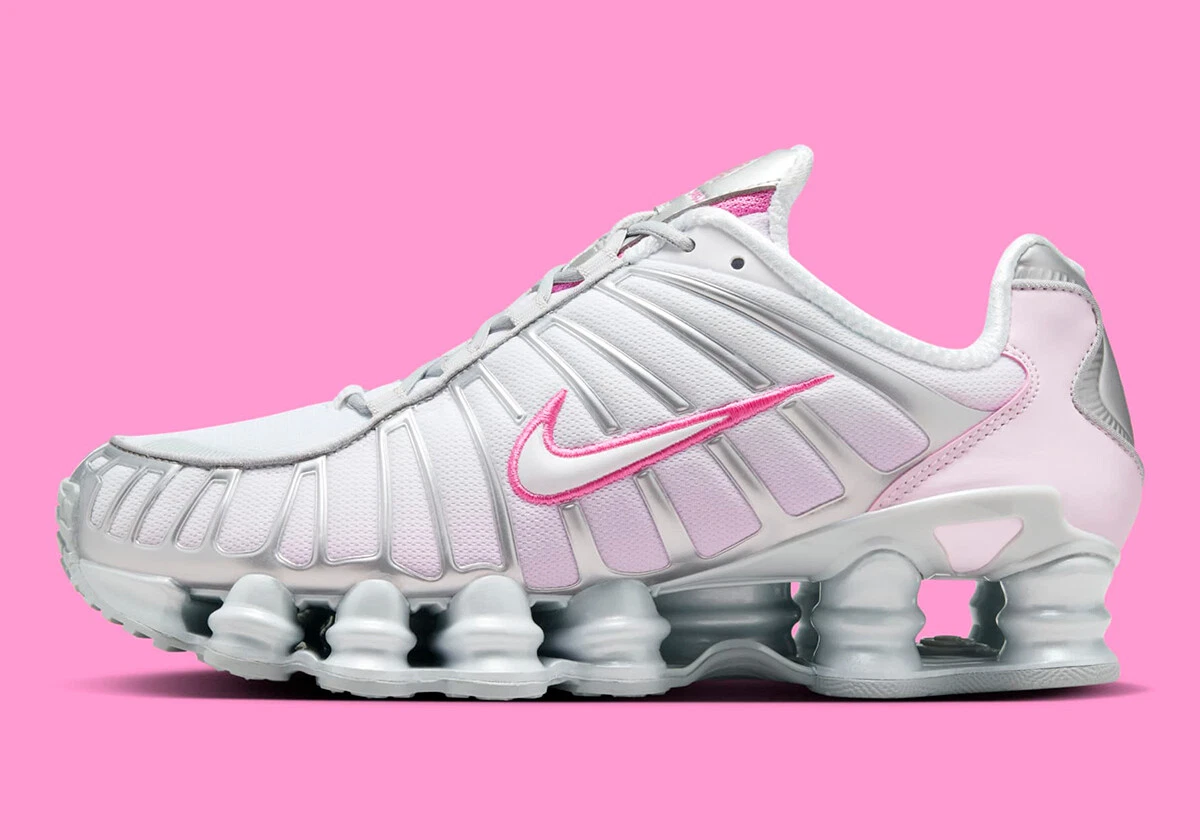 Women's Nike Shox TL Metallic Platinum Pinksicle Pink Foam HV2520