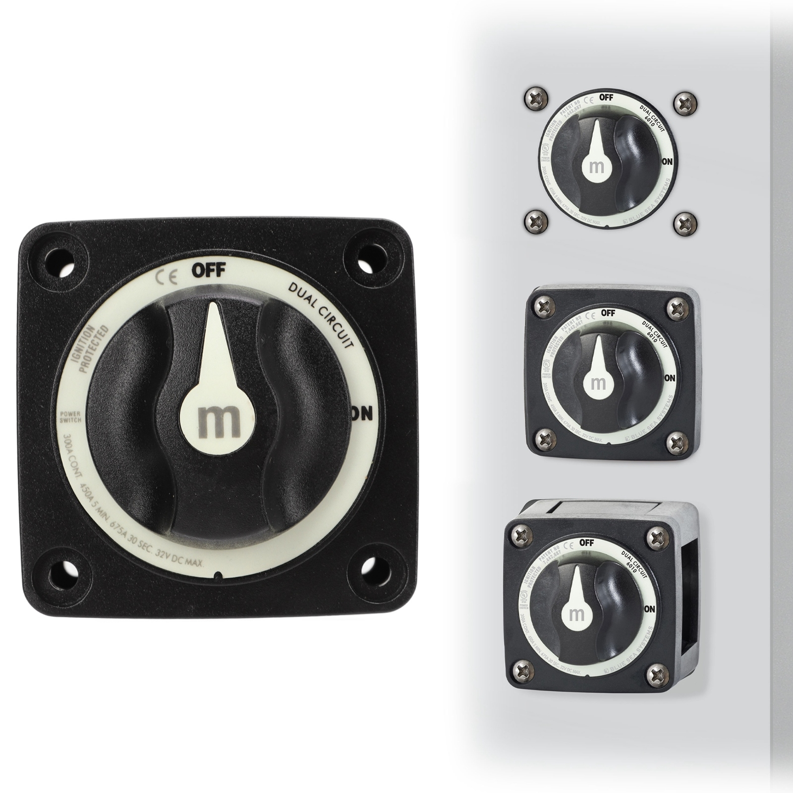 Battery Disconnect Switch Dual Circuit Battery On Off Switch IP66 ...