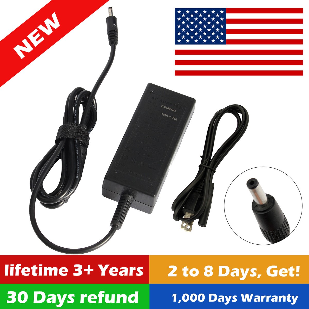 Alimentatore ABLEGRID Per Asus Chromebook C200, C200MA, C200MA-DS01