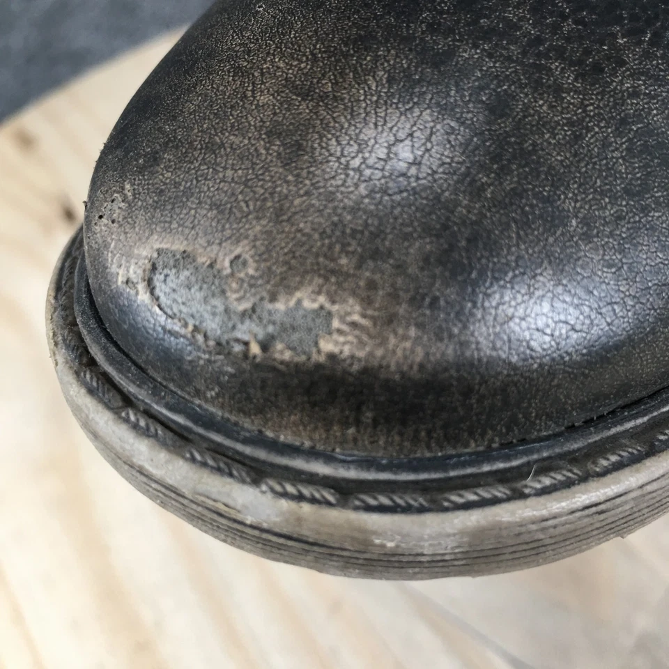 Billabong Boots Womens 10 Willow Way Ankle Bootie Black Faux Leather Lace Up - Image 4 of 4