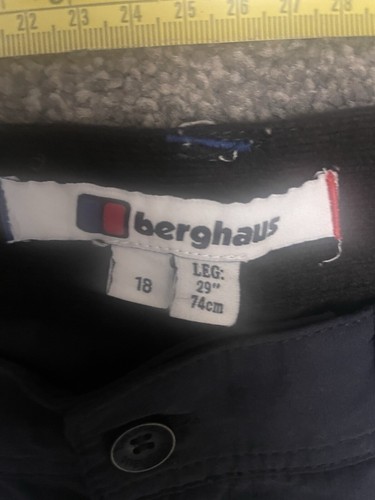 Berghaus Women’s Navigator Zip Off Trousers BNWT Size 18 L29 Navy Blue New - Picture 6 of 7