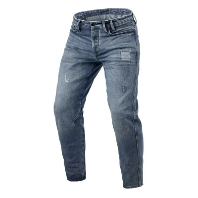 Revit Rilan TF Jeans Mittelblau Vintage Weite 32 Länge 30 Motorradjeans - Bild 1 von 2