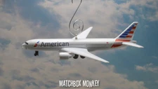 New American Airlines Boeing 777 Airplane Jet Custom Christmas Ornament Adorno
