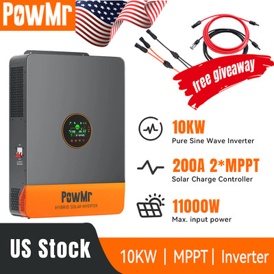 10KW 48V Solar Hybrd nverter Splt-phase 240V 208V/Sngle-phase 120V