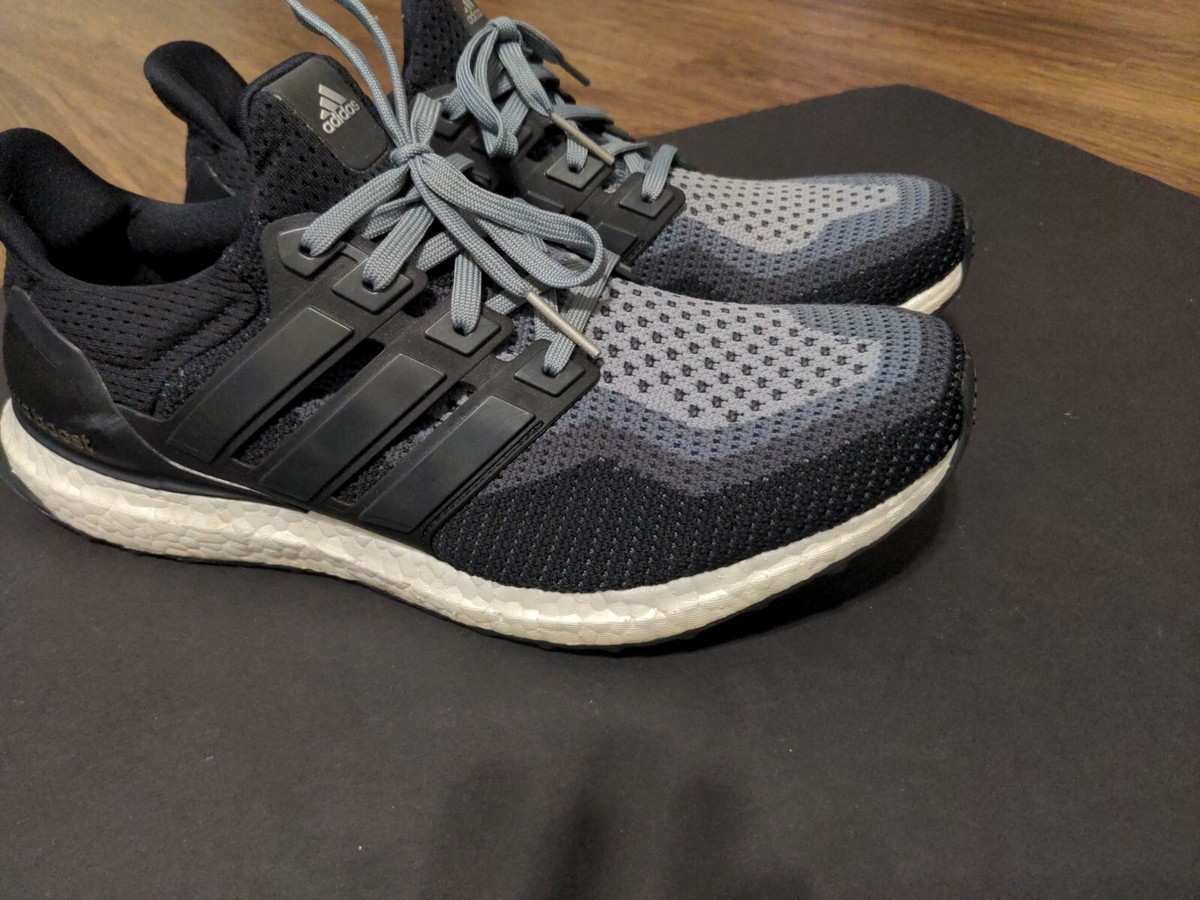 2015 Adidas Ultra Boost 1.0 OG black/gray Gradient, men's 10.5, lightly  worn | eBay