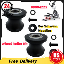 For Schwinn Nautilus E616 Elliptical Wheel Roller Kit 8004225 E614 430 470 2SETS