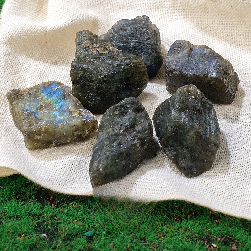 Raw Rough Labradorite Crystal Stone Chunk Healing Mineral Rocks Gifts 100g