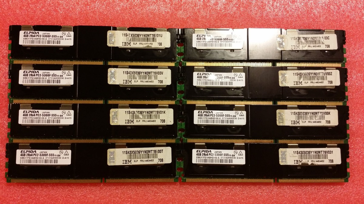 Memoria 32GB DDR2 FB-DIMM HP XW6400 32GB RAM (8x4GB) DDR2 FB-DIMM Per ...
