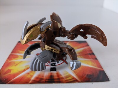 Bakugan Sky Raider BakuGold Subterra Fusion Dragonoid 910G Covered Snaps