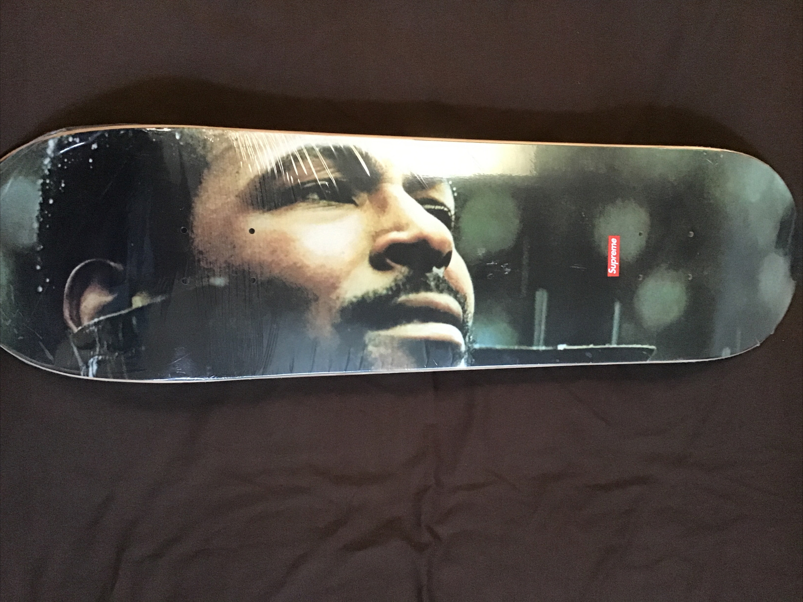 Supreme Skateboard Deck 8.25”  - Marvin Gaye  / Motown Records / Soul Music-image
