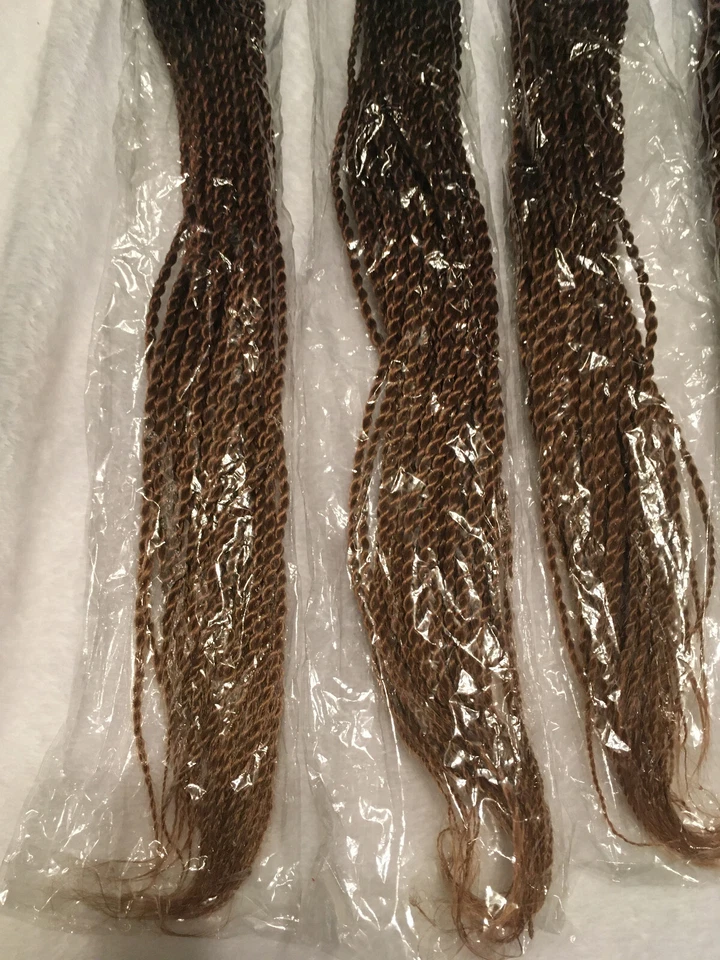 Лот из 7 длинных афро крючком маленький Kanekalon косы 22 дюйма наращивание волос омбре - Изображение 4 из 4