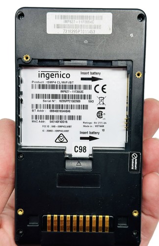 27x Set Ingenico ISMP4 CL/WiFi/BT Handy Kartenleser Terminal IMP627- - Bild 3 von 4