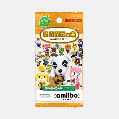 Nintendo Animal Crossing amiibo Cards 2nd Edition 1BOX 50Packs