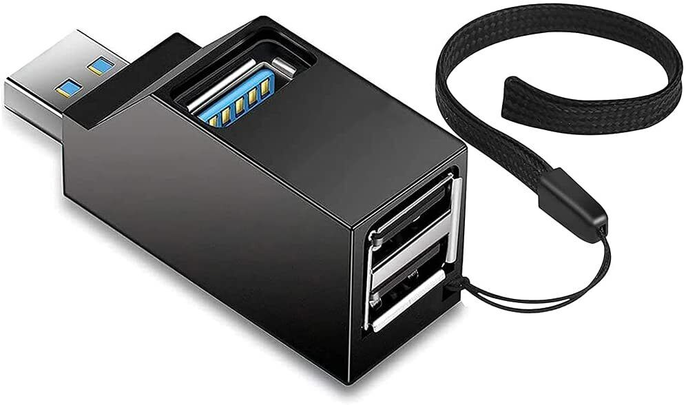 Concentrador USB 3.0, Adaptador Divisor USB, Mini Adaptador Divisor USB de Alta