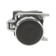 XB4BA21 Black push button metal XB4,22mm spring return unmarked 1NO XB4-BA21 NEW